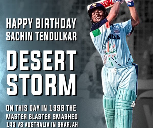 Sachin Tendulkar at 51: Celebrating ‘Desert Storm