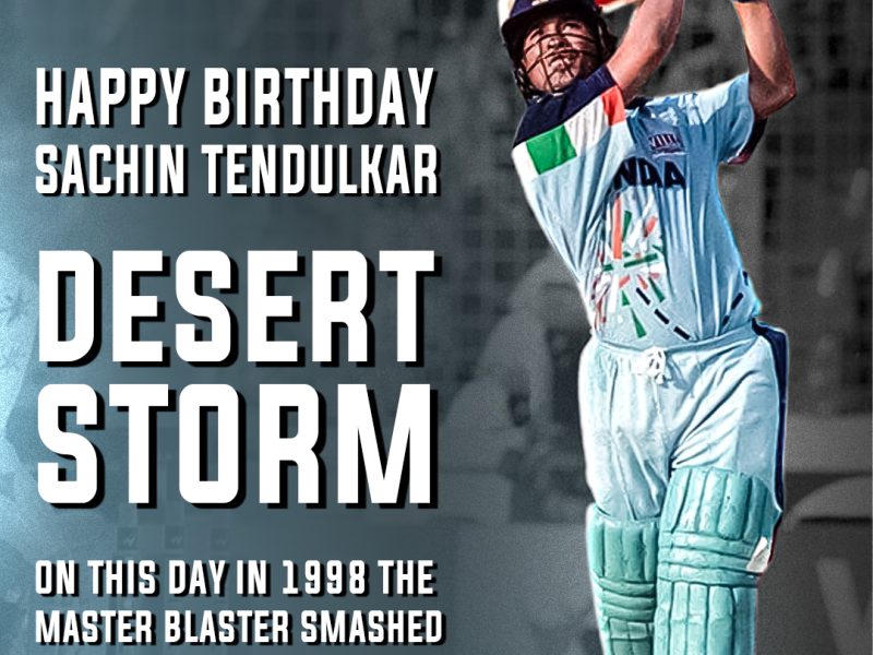 Sachin Tendulkar at 51: Celebrating ‘Desert Storm